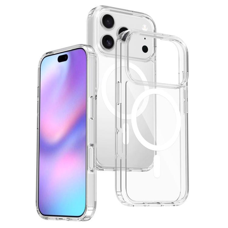 For iPhone 17 Pro Scratchproof PC Hybrid TPU Magsafe Phone Case(Transparent) - free shipping - PMc TechLife - Order now!