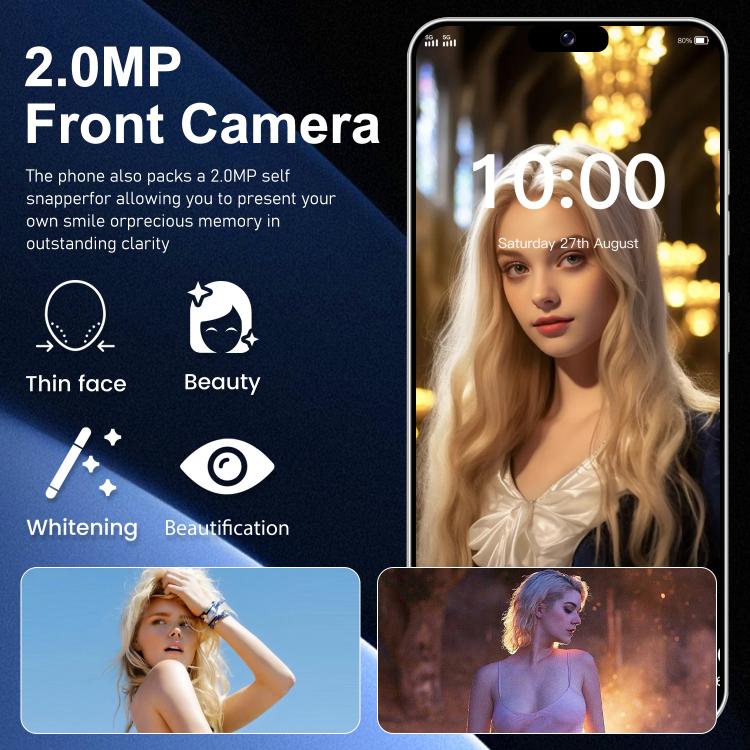 I16 Pro Max / ZPT93, 2GB+16GB, 6.26 inch Android 8.1 MTK6737 Quad Core, Network: 4G, Dual SIM, Plug:EU Plug(Gold) - free shipping - PMc TechLife - Order now!