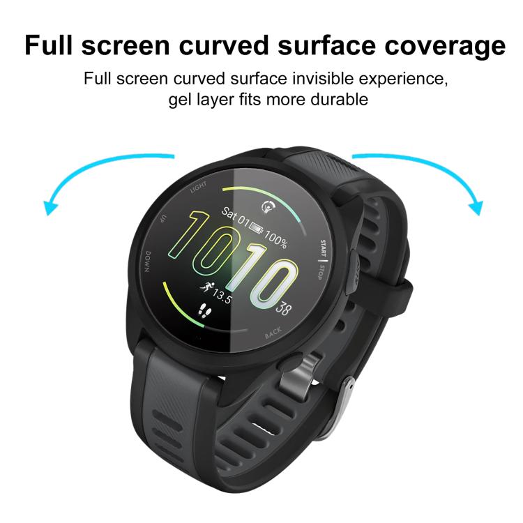 For Garmin Forerunner 165 2pcs xDfind Curved 3D Composite Material Soft Film Screen Protector - free shipping - PMC TechLife - Order now!
