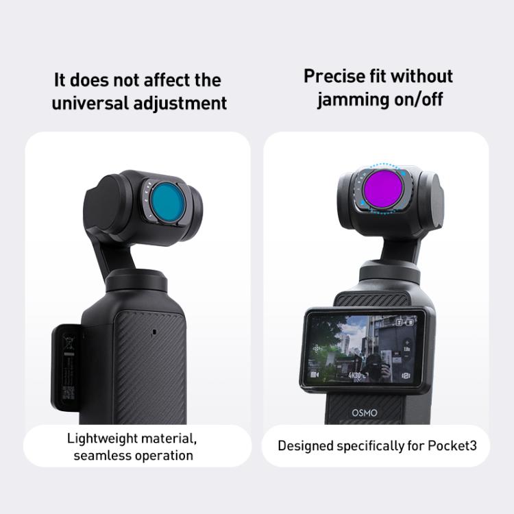 For DJI Osmo Pocket 3 Camera Lens Filter, Filter:UV - free shipping - PMC TechLife - Order now!
