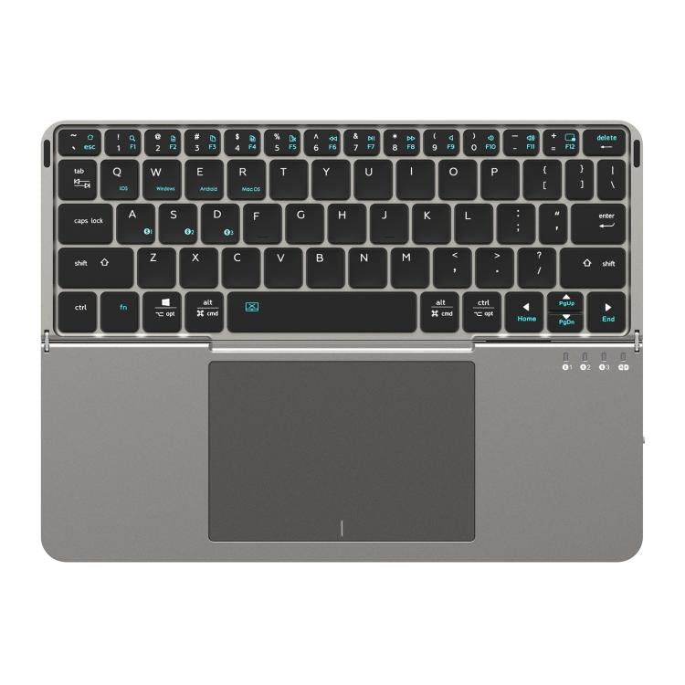 DUX DUCIS OK Fold Series Two-fold Touch Wireless Bluetooth Keyboard Tablet Leather Case(Black) - free shipping - PMC TechLife - Order now!