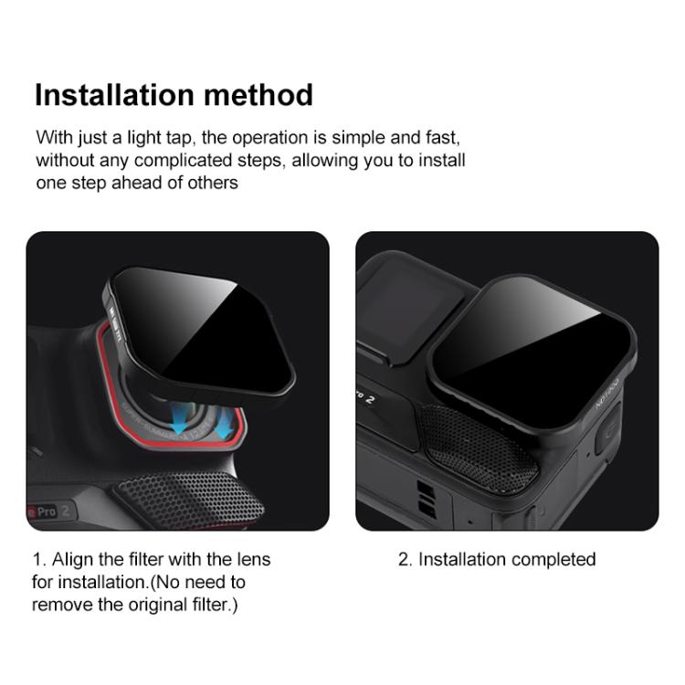 For Insta360 Ace Pro 2 Camera Lens Filter, Filter:ND16 - free shipping - PMC TechLife - Order now!