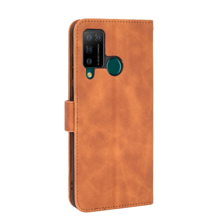 For DOOGEE N20 Pro Solid Color Skin Feel Magnetic Buckle Horizontal Flip Calf Texture PU Leather Case with Holder & Card Slots & Wallet(Brown) - More Brand by PMC Jewellery | Online Shopping South Africa | PMC Jewellery | Buy Now Pay Later Mobicred