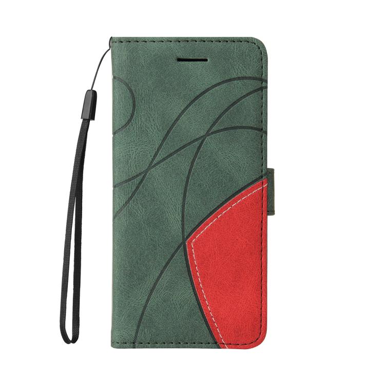 For Nothing CMF Phone 2 Pro Dual-color Splicing Flip Leather Phone Case(Green) - free shipping - PMC TechLife - Order now!