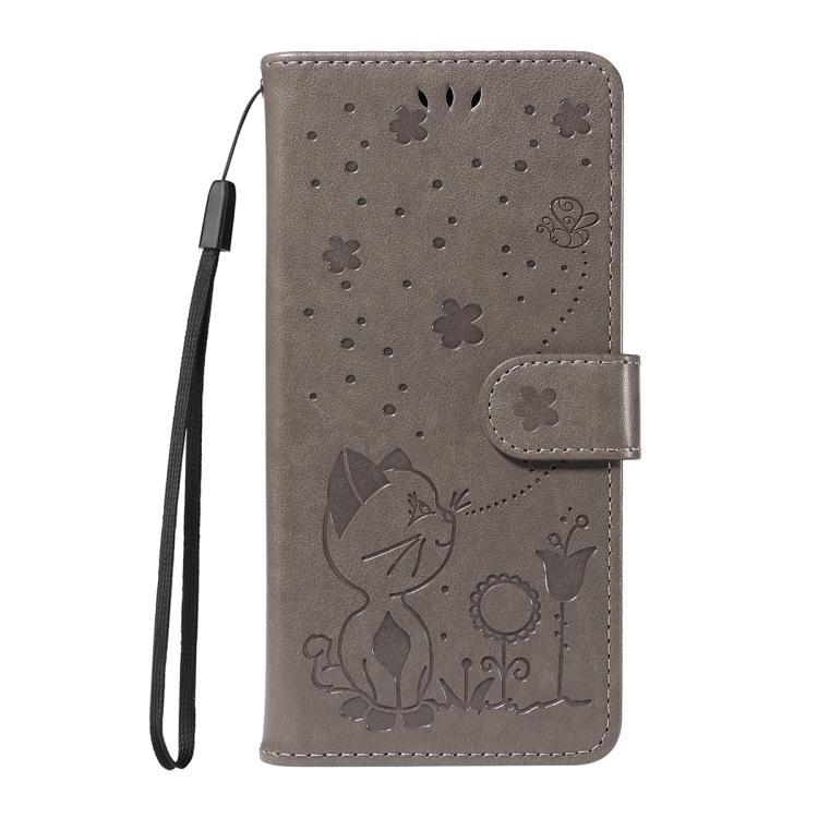 For Nothing CMF Phone 2 Pro Cat and Bee Embossed Flip Leather Phone Case(Grey) - free shipping - PMC TechLife - Order now!