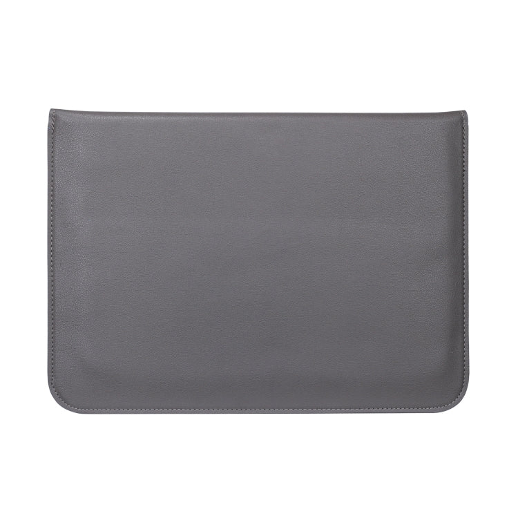 PU Leather Ultra-thin Envelope Bag Laptop Bag for MacBook Air / Pro 11 inch, with Stand Function(Space Gray) - Protective Bags by PMC Jewellery | Online Shopping South Africa | PMC Jewellery | Buy Now Pay Later Mobicred