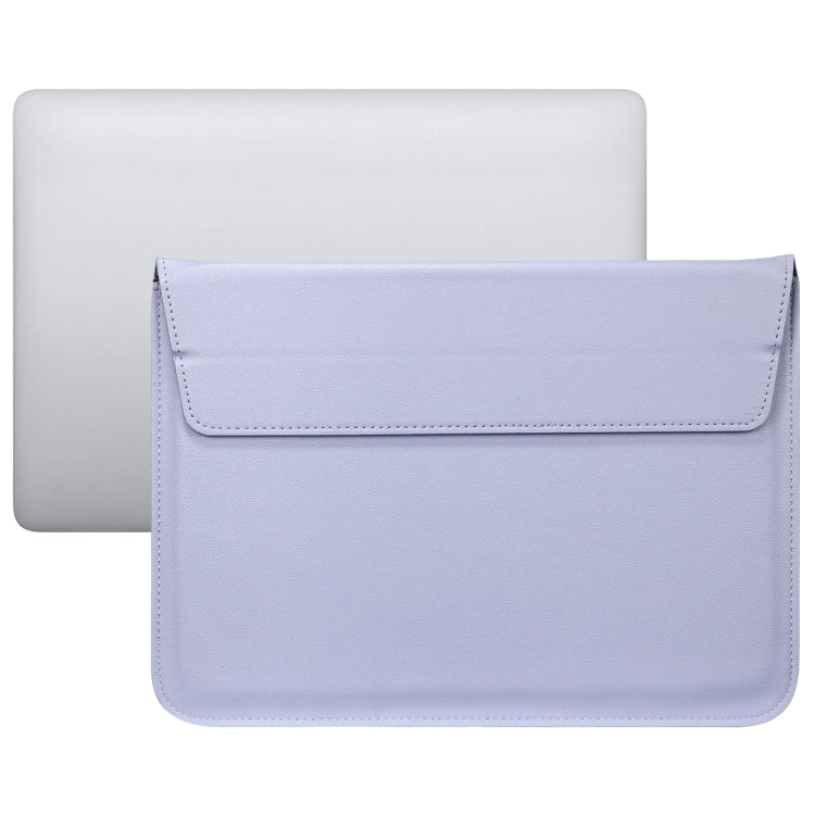 PU Leather Ultra-thin Envelope Bag Laptop Bag for MacBook Air / Pro 13 inch, with Stand Function(Tranquil Blue) - Protective Bags by PMC Jewellery | Online Shopping South Africa | PMC Jewellery | Buy Now Pay Later Mobicred