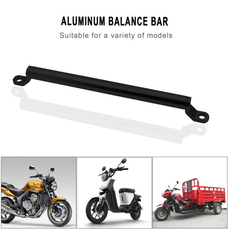 CS-859A1 Motorcycle Electric Vehicle Aluminum Alloy Extended Balance Bar Headlight Mobile Phone Bracket(Black) - Others by PMC Jewellery | Online Shopping South Africa | PMC Jewellery | Buy Now Pay Later Mobicred