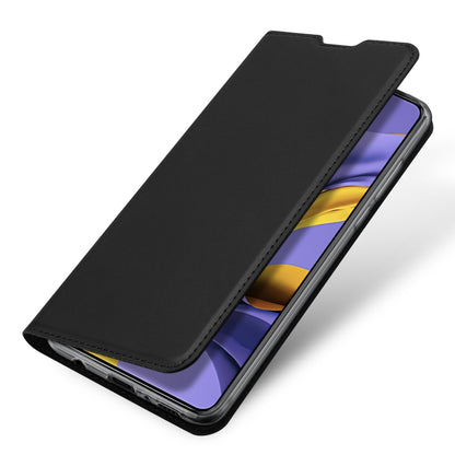 For Samsung Galaxy A51 DUX DUCIS Skin Pro Series Horizontal Flip PU + TPU Leather Case with Holder & Card Slots(Black) - Galaxy Phone Cases by DUX DUCIS | Online Shopping South Africa | PMC Jewellery | Buy Now Pay Later Mobicred