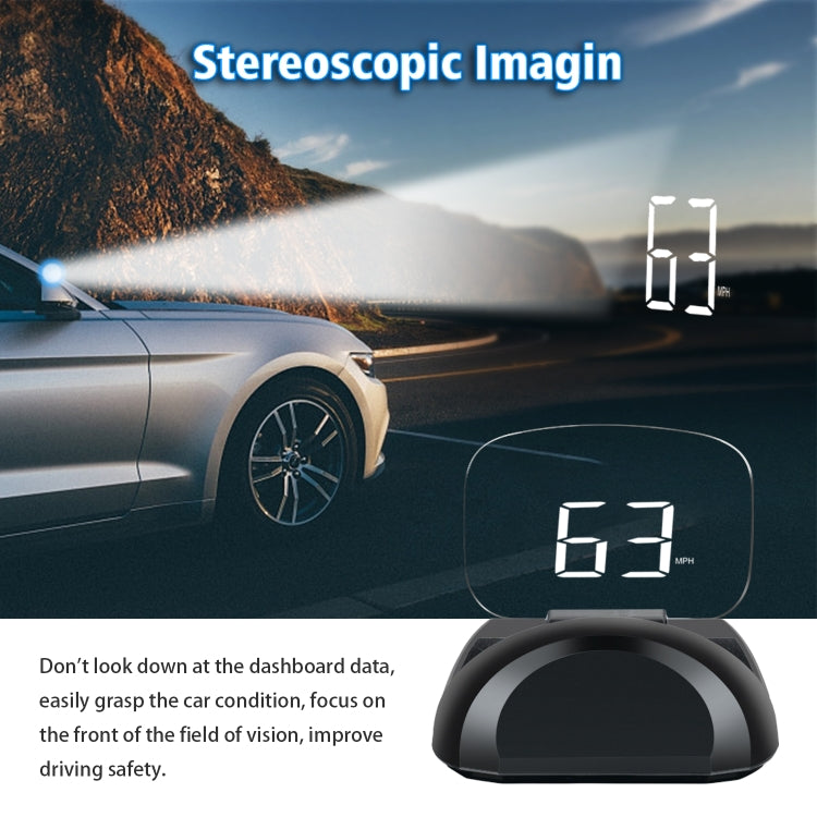 C700S OBD2 + GPS Mode Car HUD Head-up Display Fault Alarm - Head Up Display System by PMC Jewellery | Online Shopping South Africa | PMC Jewellery | Buy Now Pay Later Mobicred