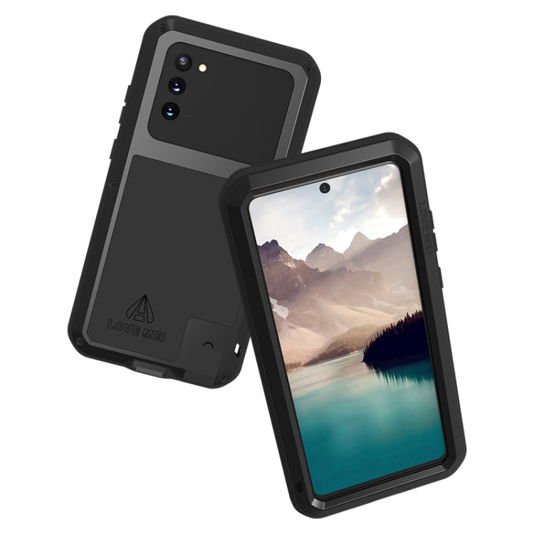 For Samsung Galaxy Note 20 LOVE MEI Metal Shockproof Waterproof Dustproof Protective Case without Glass(Yellow) - Galaxy Note20 Cases by LOVE MEI | Online Shopping South Africa | PMC TechLife | Buy Now Pay Later Mobicred