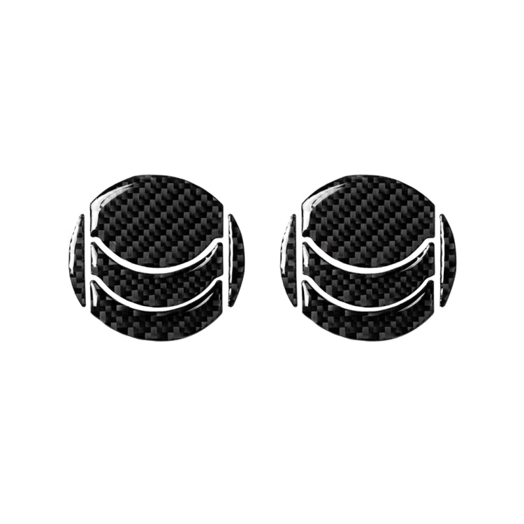 Car Carbon Fiber Left And Right Exhaust Ports Decorative Sticker for Nissan 350z 2006-2009, Left and Right Drive Universal - Car Interior Mouldings by PMC Jewellery | Online Shopping South Africa | PMC Jewellery | Buy Now Pay Later Mobicred