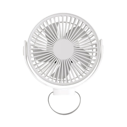 F35 Mini Adjustable USB Charging Desktop Electric Ceiling Fan, 4 Speed Control (White) - Electric Fans by PMC Jewellery | Online Shopping South Africa | PMC Jewellery | Buy Now Pay Later Mobicred