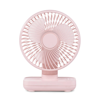 D606 4W USB Rechargeable Portable Four-speed Adjustable Desktop Fan(Pink) - Electric Fans by PMC Jewellery | Online Shopping South Africa | PMC Jewellery | Buy Now Pay Later Mobicred