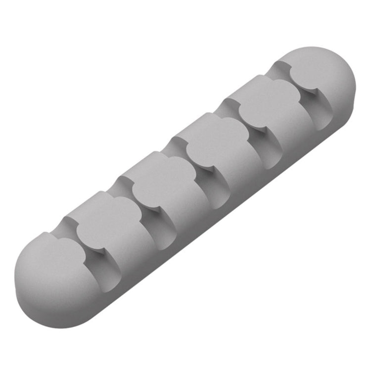 ORICO CBS5 Silicone Material Desktop Cable Manager Winder Fixer, Size: 9.6*2*1.2cm(Grey) - free shipping - PMC Jewellery - Order now!