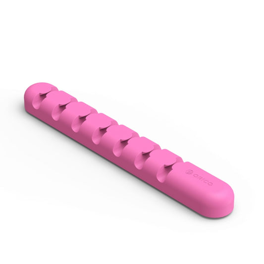 ORICO CBS7 Silicone Material Desktop Cable Manager Winder, Size: 15*2*1.2cm(Pink) - Cable Organizer by ORICO | Online Shopping South Africa | PMC Jewellery | Buy Now Pay Later Mobicred