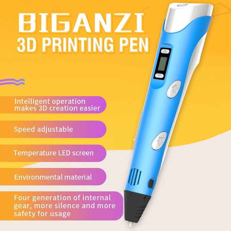 Hand-held 3D Printing Pen, US Plug(Blue) - 3D Printer by PMC Jewellery | Online Shopping South Africa | PMC Jewellery | Buy Now Pay Later Mobicred