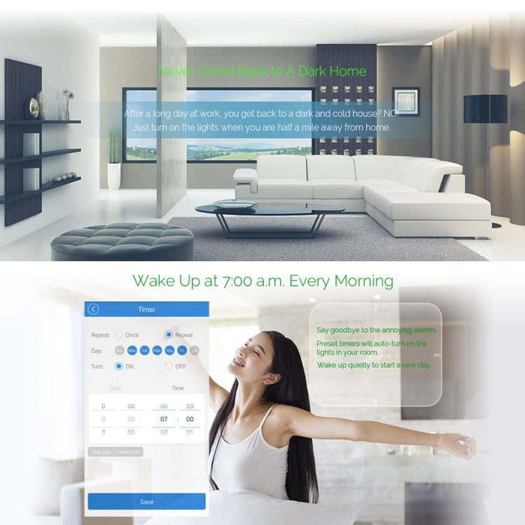 WS-EU-02 EWeLink APP & Touch Control 2A 2 Gangs Tempered Glass Panel Smart Wall Switch, AC 90V-250V, EU Plug - Smart Socket by PMC TechLife | Online Shopping South Africa | PMC TechLife | Buy Now Pay Later Mobicred
