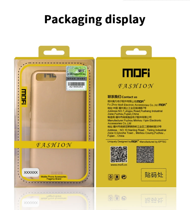 MOFI Frosted PC Ultra-thin Hard Case for Google Pixel 3A XL(Gold) - Google Cases by MOFI | Online Shopping South Africa | PMC Jewellery