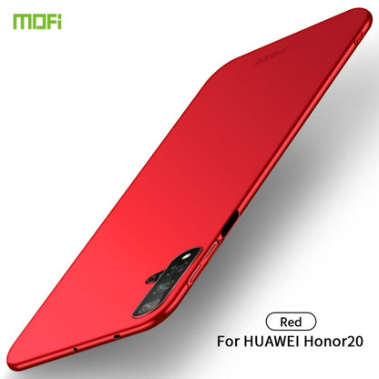 MOFI Frosted PC Ultra-thin Hard Case for Huawei Honor 20 (Red) - Honor Cases by MOFI | Online Shopping South Africa | PMC Jewellery