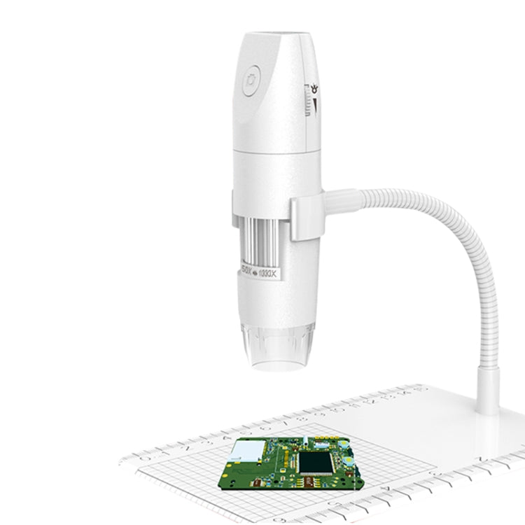316 50-1000X Adjustable Smart Wifi USB Digital Microscope (White) - free shipping - PMC Jewellery - Order now!