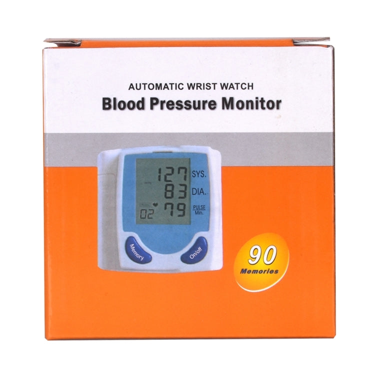Full Automatic Wrist Cuff Blood Pressure Monitor, 90 Set Memory - free shipping - PMC TechLife - Order now!