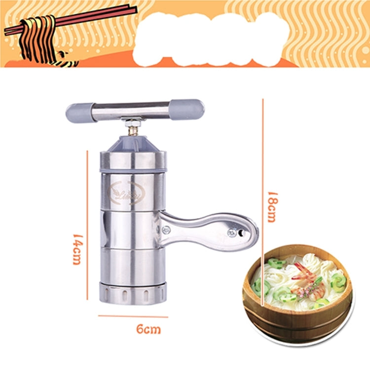 Household Stainless Steel Manual Pasta Machine Hand Pressure Noodle Machine Noodle Maker with 5 Models - Gadgets by PMC Jewellery | Online Shopping South Africa | PMC Jewellery | Buy Now Pay Later Mobicred