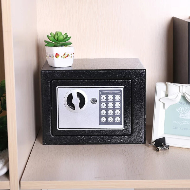 17E Home Mini Electronic Security Lock Box Wall Cabinet Safety Box without Coin-operated Function(White) - Safety Box by PMc TechLife | Online Shopping South Africa | PMc TechLife | Buy Now Pay Later Mobicred
