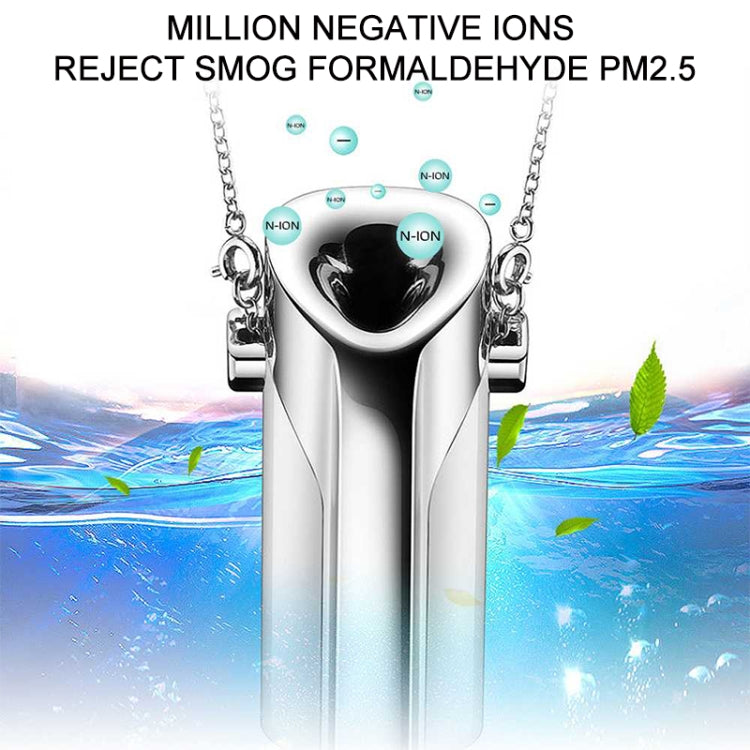 GB001 Mini Neck Formaldehyde Negative Ion Removal Air Purifier Automatic Alcohol Sprayer(White) - Air Purifiers & Accessories by PMC Jewellery | Online Shopping South Africa | PMC Jewellery | Buy Now Pay Later Mobicred