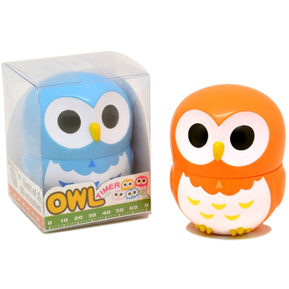 Owl Shape 60 Minutes Mechanical Kitchen Cooking Count Down Alarm Timer Home Decorating Gadget, Random Color Delivery - Digital Countdown by PMC Jewellery | Online Shopping South Africa | PMC Jewellery | Buy Now Pay Later Mobicred