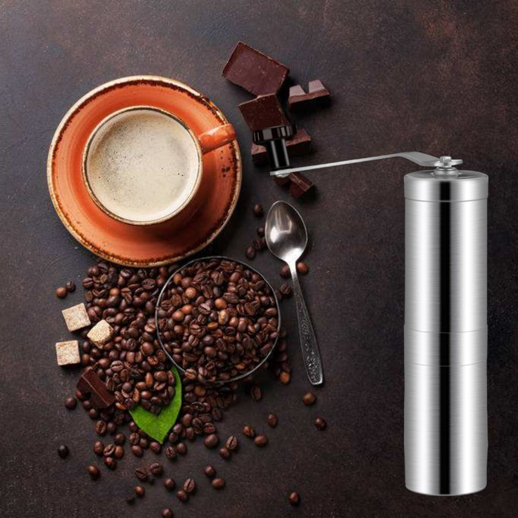 Portable Conical Burr Mill Manual Stainless Steel Hand Crank Coffee Bean Grinder, Capacity: 40g - Coffee Tools by PMC Jewellery | Online Shopping South Africa | PMC Jewellery | Buy Now Pay Later Mobicred