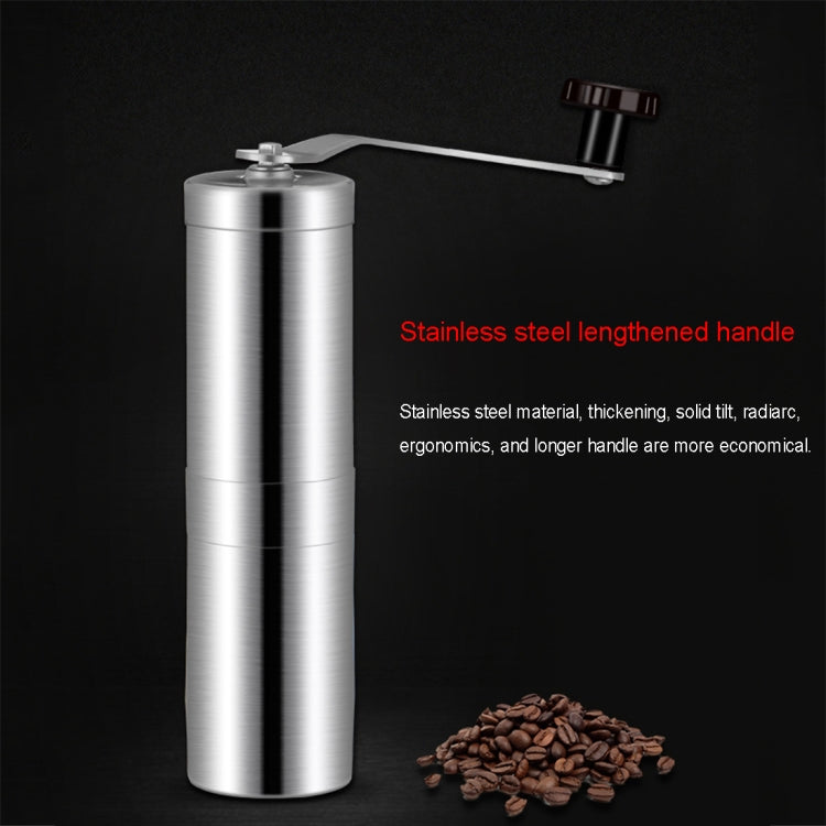 Portable Conical Burr Mill Manual Stainless Steel Hand Crank Coffee Bean Grinder, Capacity: 40g - Coffee Tools by PMC Jewellery | Online Shopping South Africa | PMC Jewellery | Buy Now Pay Later Mobicred