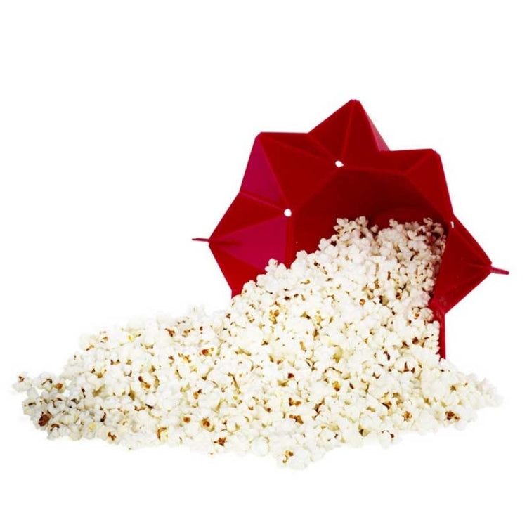 2 PCS Creative Foldable Silicone Microwave Popcorn Maker(Red) - Popcorn Machiner by PMC Jewellery | Online Shopping South Africa | PMC Jewellery | Buy Now Pay Later Mobicred