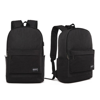 Universal Multi-Function Oxford Cloth Laptop Shoulders Bag Backpack with External USB Charging Port, Size: 45x31x16cm, For 15.6 inch and Below Macbook, Samsung, Lenovo, Sony, DELL Alienware, CHUWI, ASUS, HP(Black) - Backpack by PMC Jewellery | Online Shopping South Africa | PMC Jewellery | Buy Now Pay Later Mobicred