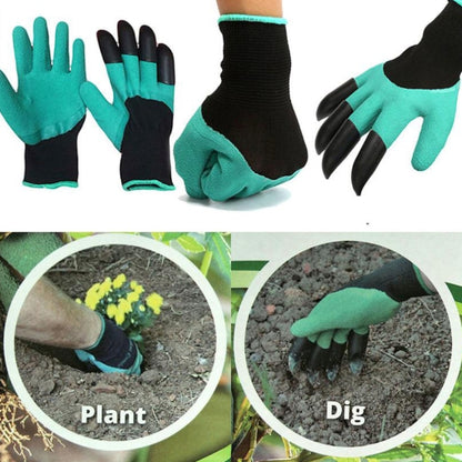 A Pair Latex Gloves ABS Gloves for Digging and Planting,The Right One with Claws - Garden Hand Tools by PMC Jewellery | Online Shopping South Africa | PMC Jewellery