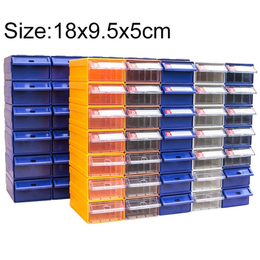 Thickened Combined Plastic Parts Cabinet Drawer Type Component Box Building Block Material Box Hardware Box, Random Color Delivery, Size: 18cm x 9.5cm x 5cm - Storage Bags & Boxes by PMC Jewellery | Online Shopping South Africa | PMC Jewellery | Buy Now Pay Later Mobicred