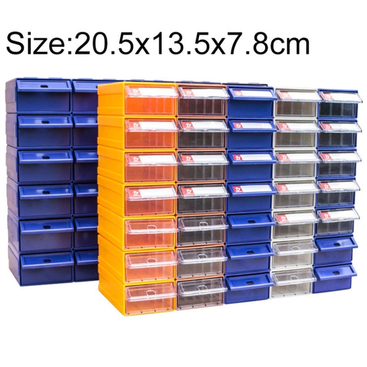 Thickened Combined Plastic Parts Cabinet Drawer Type Component Box Building Block Material Box Hardware Box, Random Color Delivery, Size: 20.5cm x 13.5cm x 7.8cm - Storage Bags & Boxes by PMC Jewellery | Online Shopping South Africa | PMC Jewellery | Buy Now Pay Later Mobicred