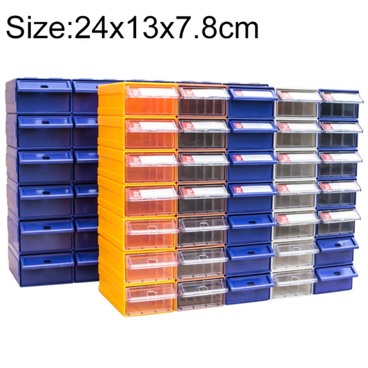 Thickened Combined Plastic Parts Cabinet Drawer Type Component Box Building Block Material Box Hardware Box, Random Color Delivery, Size: 24cm x 13cm x 7.8cm - Storage Bags & Boxes by PMC Jewellery | Online Shopping South Africa | PMC Jewellery | Buy Now Pay Later Mobicred