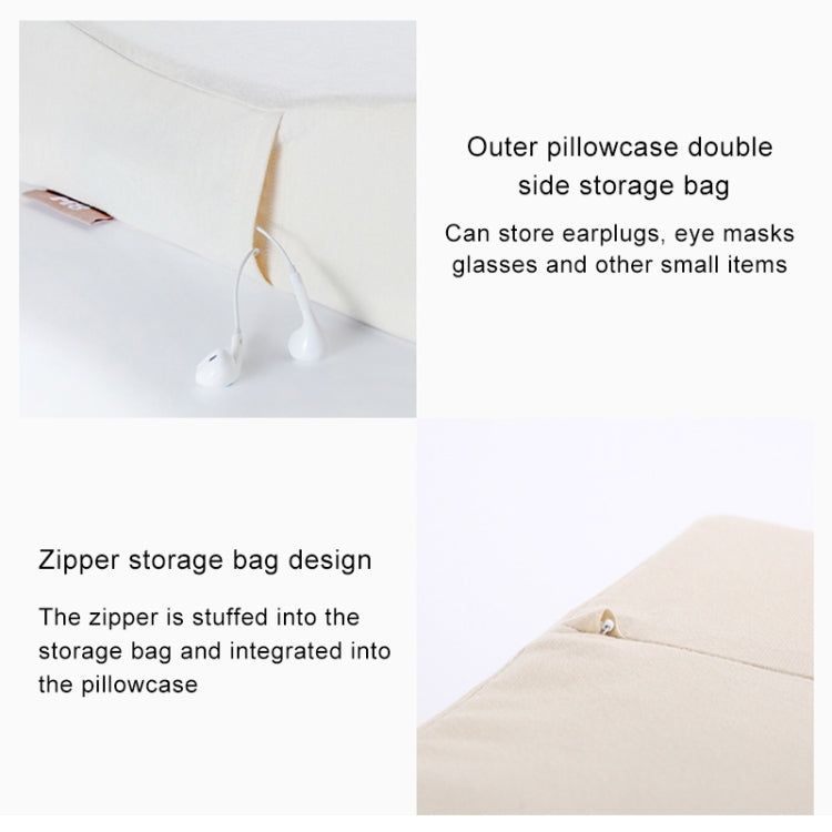 Original Xiaomi Youpin 8H Z2 Natural Latex Pillow Soft Breathable Spine Protection Massage Care Pillow with Cotton Pillowcase - Massage & Relaxation by Xiaomi | Online Shopping South Africa | PMC Jewellery | Buy Now Pay Later Mobicred