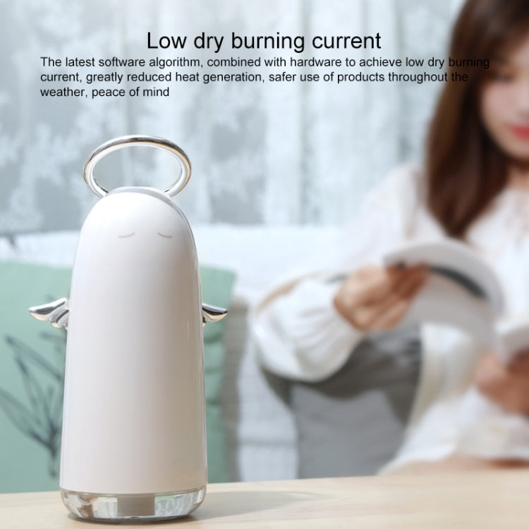 TSHM0 Mini Angel Atomizing Humidifier with Colorful Night Lights, Water Tank Capacity: 230mL(Pink) - free shipping - PMC TechLife - Order now!