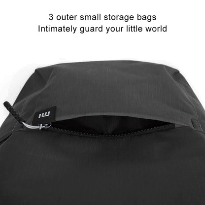 Original Xiaomi 10L Travel Camping Backpack Bag Colorful Leisure Sports Chest Pack Bags Unisex(Black) - Backpacks by Xiaomi | Online Shopping South Africa | PMC Jewellery | Buy Now Pay Later Mobicred