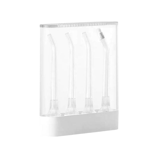 4 PCS / Set Original Xiaomi Mijia Electric Tooth Irrigator Nozzle for HCB6415 (White) - Oral Irrigators by Xiaomi | Online Shopping South Africa | PMC Jewellery | Buy Now Pay Later Mobicred