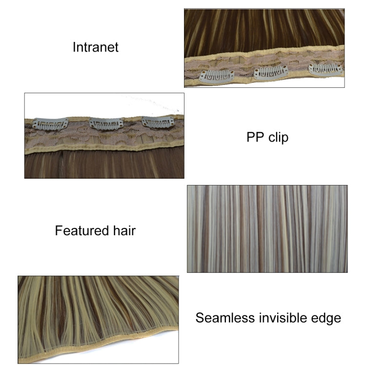 6# One-piece Seamless Five-clip Wig Long Straight Wig Piece - free shipping - PMC TechLife - Order now!