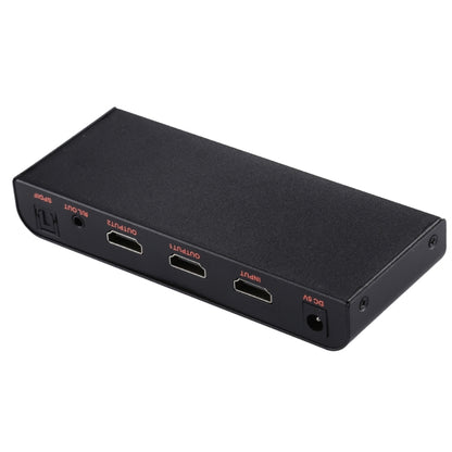 CY-041 1X2 HDMI 2.0 4K/60Hz Splitter, EU Plug - Splitter by PMC Jewellery | Online Shopping South Africa | PMC Jewellery | Buy Now Pay Later Mobicred