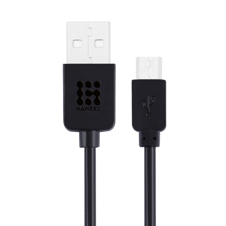 HAWEEL 3m High Speed Micro USB to USB Data Sync Charging Cable, For Samsung, Xiaomi, Huawei, LG, HTC, The Devices with Micro USB Port(Black) - Micro USB Cable by PMC Jewellery | Online Shopping South Africa | PMC Jewellery | Buy Now Pay Later Mobicred