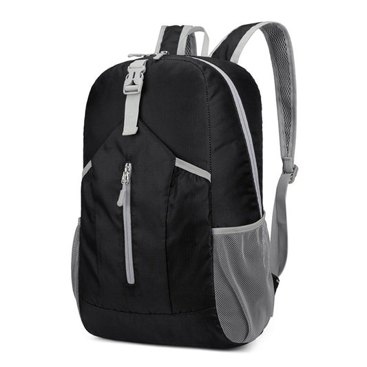 HAWEEL Hiking Portable Foldable Backpack Large Capacity Shoulders Bag (Black) - Kettle Bags by HAWEEL | Online Shopping South Africa | PMC Jewellery