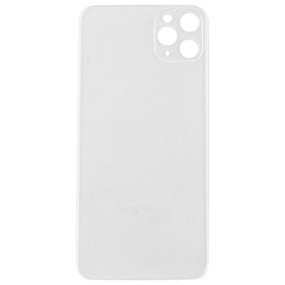 Transparent Frosted Glass Battery Back Cover for iPhone 11 Pro Max(Transparent) - Back Cover by PMC Jewellery | Online Shopping South Africa | PMC Jewellery | Buy Now Pay Later Mobicred