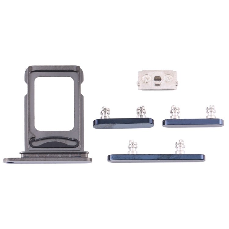 SIM Card Tray + SIM Card Tray + Side Keys for iPhone 12 Pro Max(Blue) - Side Key & Card Tray by PMc TechLife | Online Shopping South Africa | PMc TechLife | Buy Now Pay Later Mobicred