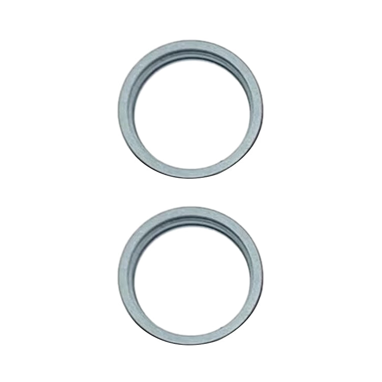 For iPhone 15 / 15 Plus 2pcs/set Rear Camera Glass Lens Metal Outside Protector Hoop Ring (Blue) - Camera Series by PMC Jewellery | Online Shopping South Africa | PMC Jewellery