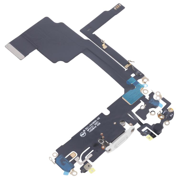 For iPhone 15 Pro Charging Port Flex Cable (White) - Flex Cable by PMC TechLife | Online Shopping South Africa | PMC TechLife | Buy Now Pay Later Mobicred
